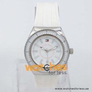 Tommy Hilfiger Women’s Quartz White Silicone Strap White Dial 36mm Watch 1781006