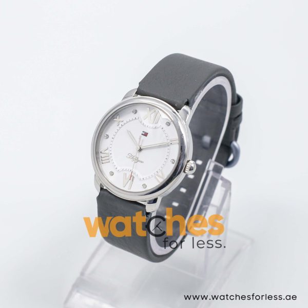 Tommy Hilfiger Women’s Quartz Grey Leather Strap White Dial 36mm Watch 1781002/1 UAE DUBAI AJMAN SHARJAH ABU DHABI RAS AL KHAIMA UMM UL QUWAIN ALAIN FUJAIRAH