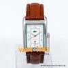 Lacoste Men’s Quartz Dark Brown Leather Strap White Dial 29mm Watch 2010603