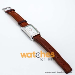 Lacoste Men’s Quartz Dark Brown Leather Strap White Dial 29mm Watch 2010603