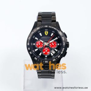 Ferrari Men’s Quartz Black Stainless Steel Black Dial 44mm Watch SF05.1.34.0042