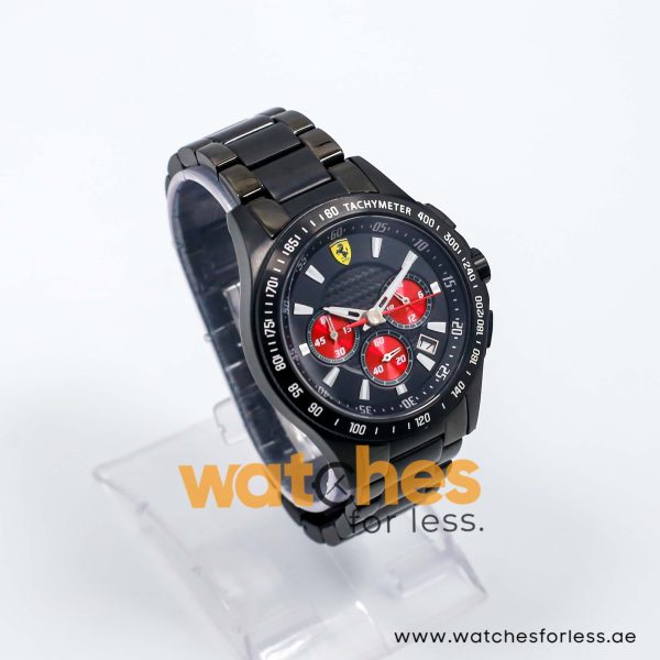 Ferrari Men’s Quartz Black Stainless Steel Black Dial 44mm Watch SF05.1.34.0042