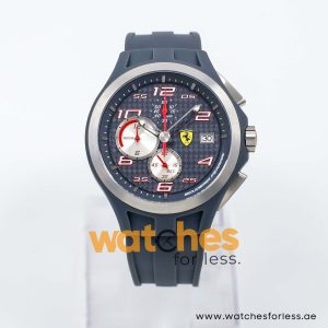 Ferrari Men’s Quartz Grey Silicone Strap Grey Dial 44mm Watch 0830076