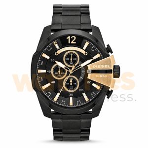 Diesel Men’s Quartz Black Stainless Steel Black Dial 53mm Watch DZ4338