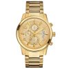 Guess Men’s Quartz Gold Stainless Steel Gold Dial 44mm Watch W0075G5