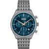 Hugo Boss Men’s Quartz Grey Stainless Steel Blue Dial 45mm Watch 1514083