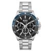 Hugo Boss Men’s Quartz Silver Stainless Steel Black Dial 45mm Watch 1514101 UAE DUBAI AJMAN SHARJAH ABU DHABI RAS AL KHAIMA UMM UL QUWAIN ALAIN FUJAIRAH