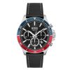 Hugo Boss Men’s Quartz Black Leather Strap Black Dial 45mm Watch 1514099