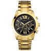 Guess Men’s Quartz Gold Stainless Steel Black Dial 44mm Watch W0193G1 UAE DUBAI AJMAN SHARJAH ABU DHABI RAS AL KHAIMA UMM UL QUWAIN ALAIN FUJAIRAH