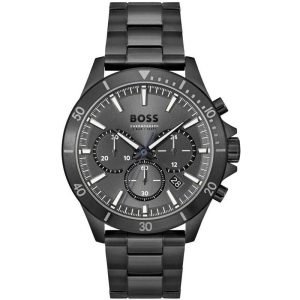 Hugo Boss Men’s Quartz Black Stainless Steel Black Dial 45mm Watch 1514058 UAE DUBAI AJMAN SHARJAH ABU DHABI RAS AL KHAIMA UMM UL QUWAIN ALAIN FUJAIRAH