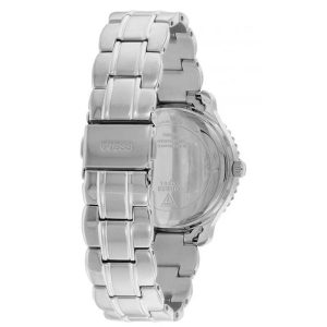 Guess Women’s Quartz Silver Stainless Steel Silver Dial 35mm Watch W0305L1