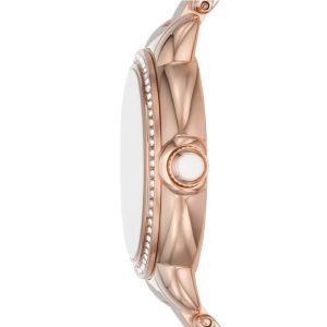 Emporio Armani Women’s Quartz Rose Gold Stainless Steel Mother Of Pearl Dial 32mm Watch AR11523