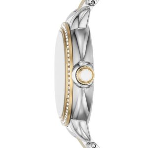 Emporio Armani Women’s Quartz Two-tone Stainless Steel Mother Of Pearl Dial 32mm Watch AR11524