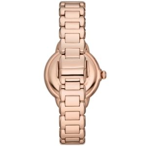 Emporio Armani Women’s Quartz Rose Gold Stainless Steel Mother Of Pearl Dial 32mm Watch AR11523