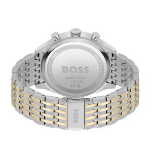 Hugo Boss Men’s Quartz Two-tone Stainless Steel Silver Dial 45mm Watch 1514053 UAE DUBAI AJMAN SHARJAH ABU DHABI RAS AL KHAIMA UMM UL QUWAIN ALAIN FUJAIRAH