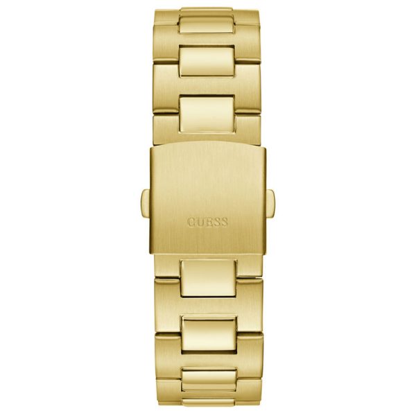 Guess Men’s Quartz Gold Stainless Steel Green Dial 44mm Watch GW0703G2