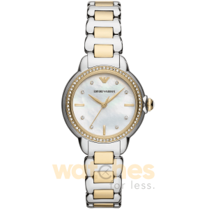 Emporio Armani Women’s Quartz Two-tone Stainless Steel Mother Of Pearl Dial 32mm Watch AR11524 UAE DUBAI AJMAN SHARJAH ABU DHABI RAS AL KHAIMA UMM UL QUWAIN ALAIN FUJAIRAH