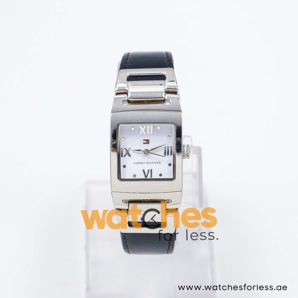 Tommy Hilfiger Women’s Quartz Black & White Leather Strap White Dial 24mm Watch 1780993 UAE DUBAI AJMAN SHARJAH ABU DHABI RAS AL KHAIMA UMM UL QUWAIN ALAIN FUJAIRAH