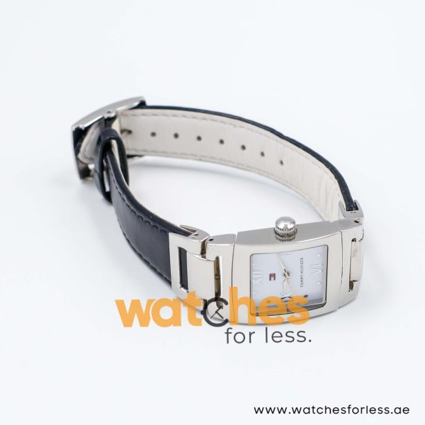 Tommy Hilfiger Women’s Quartz Black & White Leather Strap White Dial 24mm Watch 1780993 UAE DUBAI AJMAN SHARJAH ABU DHABI RAS AL KHAIMA UMM UL QUWAIN ALAIN FUJAIRAH