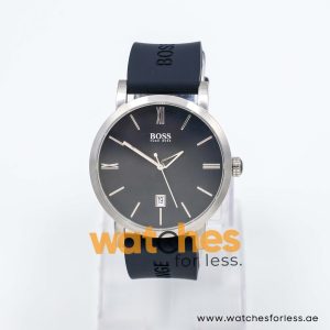 Hugo Boss Men’s Quartz Black Silicone Strap Black Dial 42mm Watch HB19.1.14.2002 UAE DUBAI AJMAN SHARJAH ABU DHABI RAS AL KHAIMA UMM UL QUWAIN ALAIN FUJAIRAH