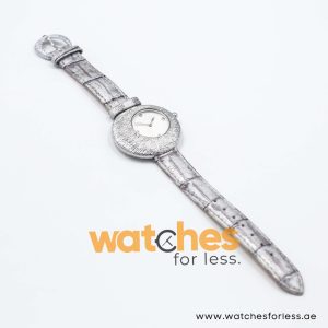 Elle Women’s Quartz Silver Grey Leather Strap White Dial 36mm Watch EL30042S01K