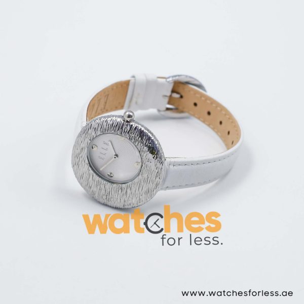 Elle Women’s Quartz Silver Grey Leather Strap White Dial 36mm Watch EL30042S01K UAE DUBAI AJMAN SHARJAH ABU DHABI RAS AL KHAIMA UMM UL QUWAIN ALAIN FUJAIRAH