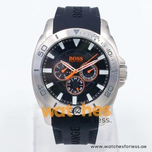 Hugo Boss Men’s Quartz Black Silicone Strap Black Dial 45mm Watch 1512950 UAE DUBAI AJMAN SHARJAH ABU DHABI RAS AL KHAIMA UMM UL QUWAIN ALAIN FUJAIRAH