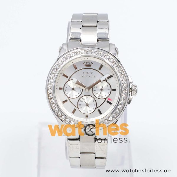 Juicy Couture Women’s Quartz Silver Stainless Steel Silver Dial 38mm Watch 1901048 UAE DUBAI AJMAN SHARJAH ABU DHABI RAS AL KHAIMA UMM UL QUWAIN ALAIN FUJAIRAH