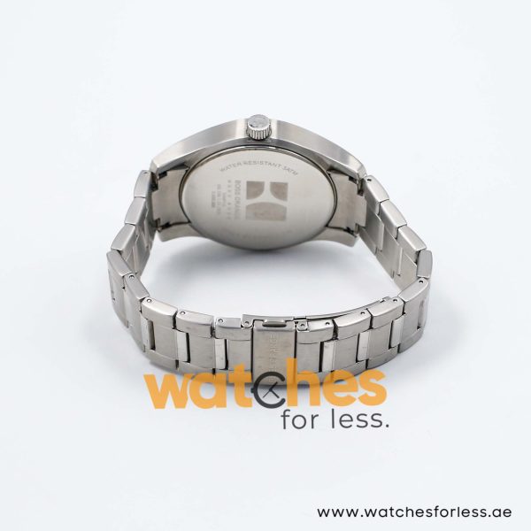 Hugo Boss Men’s Quartz Silver Stainless Steel Orange Dial 43mm Watch 1512838 UAE DUBAI AJMAN SHARJAH ABU DHABI RAS AL KHAIMA UMM UL QUWAIN ALAIN FUJAIRAH