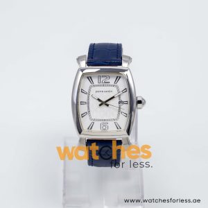 Pierre Cardin Men’s Quartz Blue Leather Strap White Dial 36mm Watch PC10028/W4 UAE DUBAI AJMAN SHARJAH ABU DHABI RAS AL KHAIMA UMM UL QUWAIN ALAIN FUJAIRAH