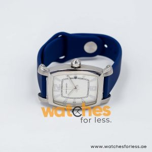 Pierre Cardin Men’s Quartz Blue Silicone Strap White Dial 36mm Watch PC10028/S1