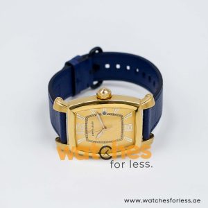 Pierre Cardin Men’s Quartz Dark Blue Leather Strap Gold Dial 36mm Watch PC10028/G8 UAE DUBAI AJMAN SHARJAH ABU DHABI RAS AL KHAIMA UMM UL QUWAIN ALAIN FUJAIRAH