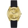 Guess Women’s Quartz Black Silicone Strap Champagne Dial 40mm Watch W0911L3