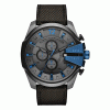 Diesel Men’s Quartz Black Leather Strap Grey Dial 51mm Watch DZ4500