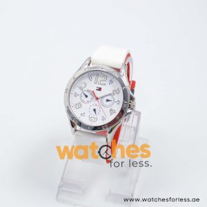 Tommy Hilfiger Women’s Quartz White Silicone Strap White Dial 40mm Watch 1781173 UAE DUBAI AJMAN SHARJAH ABU DHABI RAS AL KHAIMA UMM UL QUWAIN ALAIN FUJAIRAH