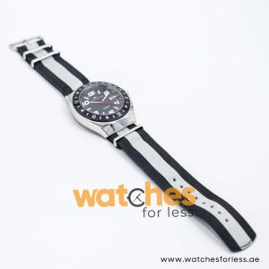 Tommy Hilfiger Men’s Quartz Black & Grey Nylon Strap Black Dial 43mm Watch F90313 UAE DUBAI AJMAN SHARJAH ABU DHABI RAS AL KHAIMA UMM UL QUWAIN ALAIN FUJAIRAH