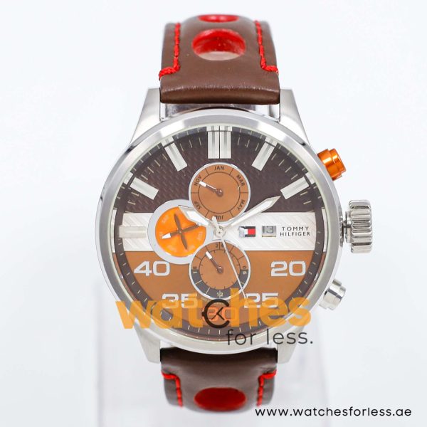 Tommy Hilfiger Men’s Quartz Brown Leather Strap Multi Dial 46mm Watch 1790788 Tommy Hilfiger Men’s Quartz Dark Red Leather Strap White Dial 46mm Watch 1790787/1 UAE DUBAI AJMAN SHARJAH ABU DHABI RAS AL KHAIMA UMM UL QUWAIN ALAIN FUJAIRAH