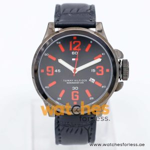 Tommy Hilfiger Men’s Quartz Black Leather Strap Black Dial 46mm Watch 1790626 Tommy Hilfiger Men’s Quartz Black Leather Strap Black Dial 46mm Watch 1790626 UAE DUBAI AJMAN SHARJAH ABU DHABI RAS AL KHAIMA UMM UL QUWAIN ALAIN FUJAIRAH