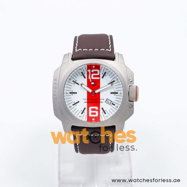 Tommy Hilfiger Men’s Quartz Dark Brown Leather Strap Red & White Dial 50mm Watch 1710202 Tommy Hilfiger Men’s Quartz Dark Brown Leather Strap Red & White Dial 50mm Watch 1710202 UAE DUBAI AJMAN SHARJAH ABU DHABI RAS AL KHAIMA UMM UL QUWAIN ALAIN FUJAIRAH