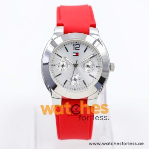 Tommy Hilfiger Women’s Quartz Red Silicone Strap Silver Sunray Dial 38mm Watch 1790504 Tommy Hilfiger Women’s Quartz Red Silicone Strap Silver Sunray Dial 38mm Watch 1790504 UAE DUBAI AJMAN SHARJAH ABU DHABI RAS AL KHAIMA UMM UL QUWAIN ALAIN FUJAIRAH