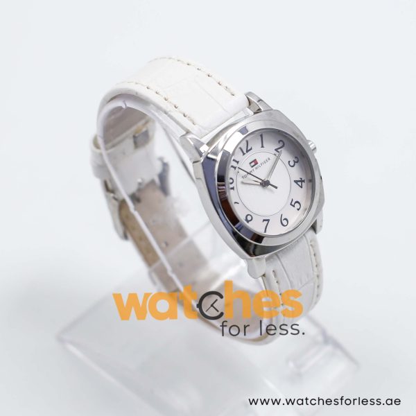 Tommy Hilfiger Women’s Quartz White Leather Strap White Dial 32mm Watch 1780875/1 UAE DUBAI AJMAN SHARJAH ABU DHABI RAS AL KHAIMA UMM UL QUWAIN ALAIN FUJAIRAH