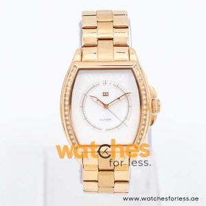 Tommy Hilfiger Women’s Quartz Rose Gold Stainless Steel White Mother Of Pearl Dial 35mm Watch 1780920 UAE DUBAI AJMAN SHARJAH ABU DHABI RAS AL KHAIMA UMM UL QUWAIN ALAIN FUJAIRAH