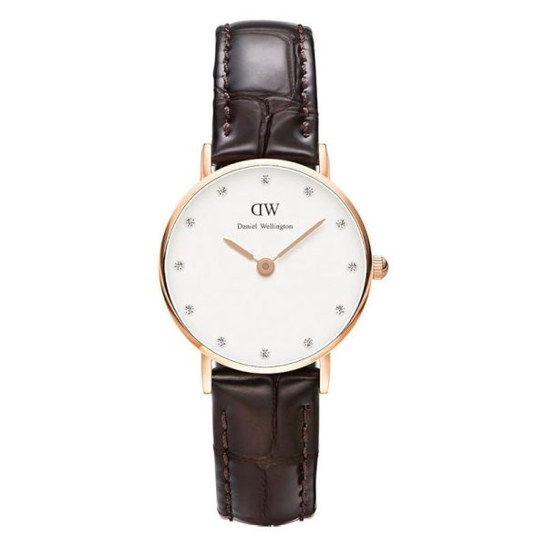 Daniel Wellington Women’s Quartz Brown Leather Strap White Dial 26mm Watch 0902DW UAE DUBAI AJMAN SHARJAH ABU DHABI RAS AL KHAIMA UMM UL QUWAIN ALAIN FUJAIRAH