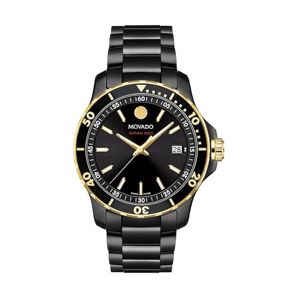 Movado Men’s Swiss Made Quartz Black Stainless Steel Black Dial 40mm Watch 2600161 UAE DUBAI AJMAN SHARJAH ABU DHABI RAS AL KHAIMA UMM UL QUWAIN ALAIN FUJAIRAH