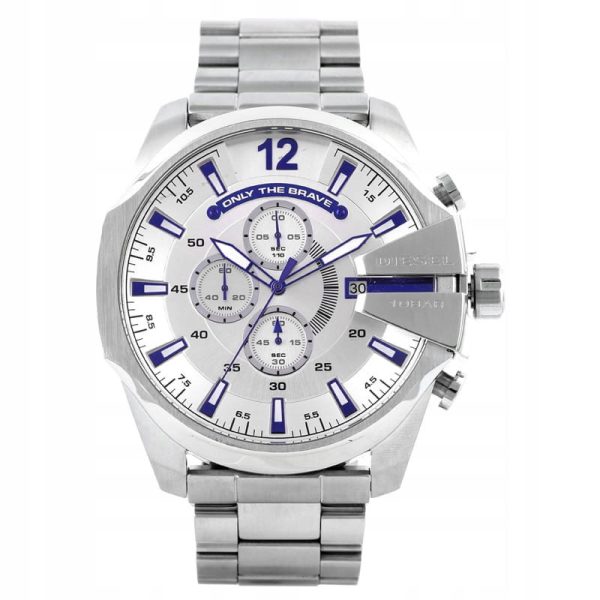 Diesel Men’s Quartz Silver Stainless Steel Silver Dial 53mm Watch DZ4477 UAE DUBAI AJMAN SHARJAH ABU DHABI RAS AL KHAIMA UMM UL QUWAIN ALAIN FUJAIRAH