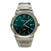 Ferragamo Men’s Swiss Made Quartz Silver Stainless Steel Green Dial 41mm Watch SFDT00249