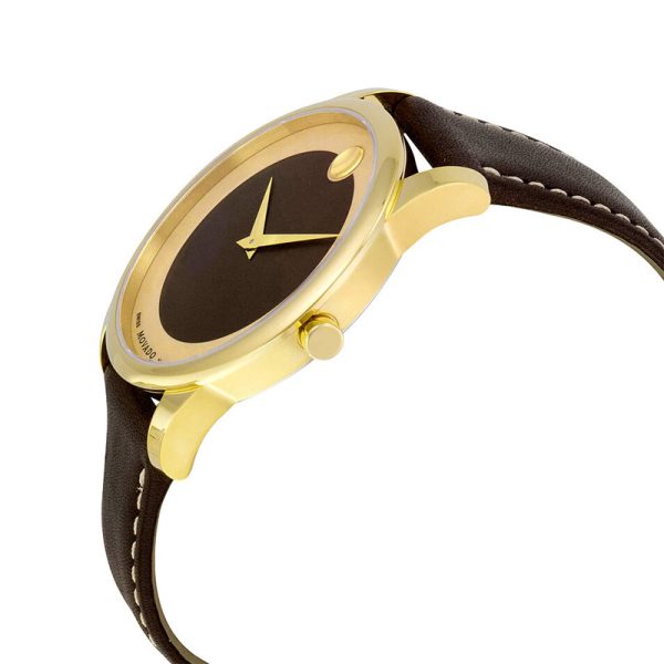 Movado Men’s Swiss Made Quartz Brown Leather Strap Brown Dial 40mm Watch 0606880 UAE DUBAI AJMAN SHARJAH ABU DHABI RAS AL KHAIMA UMM UL QUWAIN ALAIN FUJAIRAH