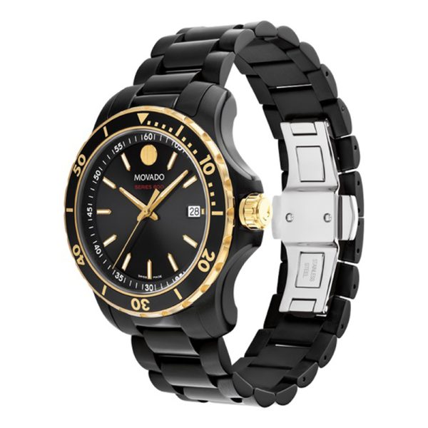 Movado Men’s Swiss Made Quartz Black Stainless Steel Black Dial 40mm Watch 2600161 UAE DUBAI AJMAN SHARJAH ABU DHABI RAS AL KHAIMA UMM UL QUWAIN ALAIN FUJAIRAH