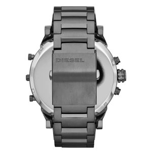 Diesel Men’s Quartz Grey Stainless Steel Grey Dial 57mm (Four Time zone) Watch DZ7315