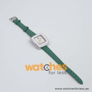 Lacoste Women’s Quartz Green Leather Strap Silver Sunray Dial 32mm Watch 2000638/2 UAE DUBAI AJMAN SHARJAH ABU DHABI RAS AL KHAIMA UMM UL QUWAIN ALAIN FUJAIRAH